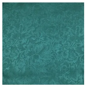 WYOMING TRADERS Jacquard Teal Regular Silk Scarf (JT)