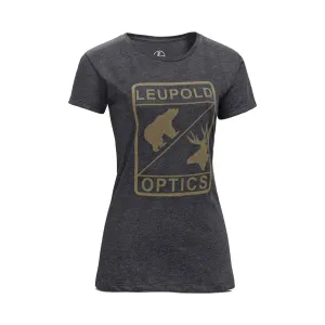 LEUPOLD Women's Leupold Optics Scoop-Neck Graphite Tee (170561)