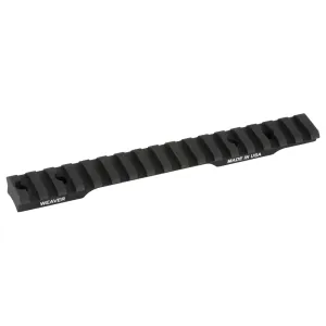 Weaver 20 MOA Extended Multi Slot Base, Fits Savage 110 Short Action, 8-40, Black 99498
