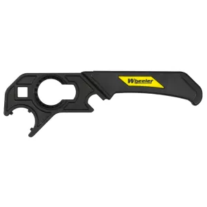 Wheeler Professional Armorers Wrench, Steel with Rubber Handle, Black 1099561