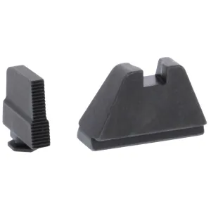 AMERIGLO Glock 5XL Tall Sight Set (Fits all Glock models) Black Serrated .407 FRONT, Flat Black .507 REAR (GL-507)