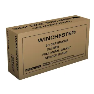WINCHESTER Service Grade .40 S&W 165Gr FMJ 50rd Box Ammo (SG40W)