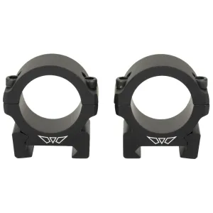 Warne Scope Mounts Vapor Horizontal, 30mm, Low Rings, Matte Finish, Black, Fits Picatinny V613M