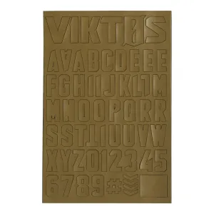 VIKTOS Moralphabet Coyote OSFA Hook and Loop Letters (2000103)