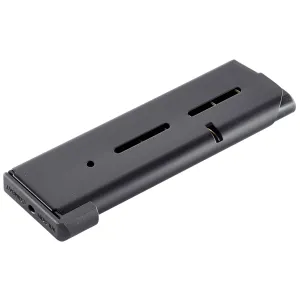 WILSON COMBAT 1911 .45 ACP Compact 8rd Black Magazine with Lo-Profile OM Steel Base Pad (47DOXB)