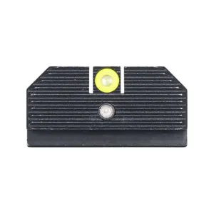 NIGHT FISION Accur8 Glock 42/43/43x Yellow Front Ring Black Ring One-Dot Rear Night Sight Set (GLK-003-015-YGZG)