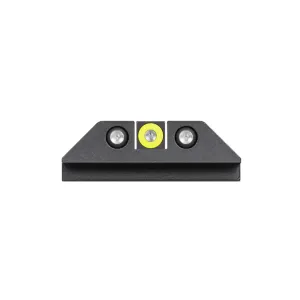 NIGHT FISION Glock 17/19/34 Yellow Front Ring and Black Rear Rings Night Sight Set (GLK-001-003-YGZG)