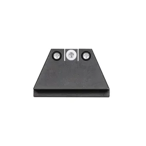NIGHT FISION Suppressor Height Glock 17/19/34 White Front Ring Black Rear Rings Night Sight Set (GLK-004-003-WGZG)