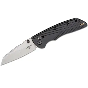 HOGUE Deka 3.25in ABLE Lock Modified Wharncliffe Tumbled Black Folding Knife (24369)