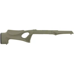 HOGUE Tactical Thumbhole Rubber OverMolded OD Green Stock with .920 Barrel Channel For Ruger 10-22 (22270)