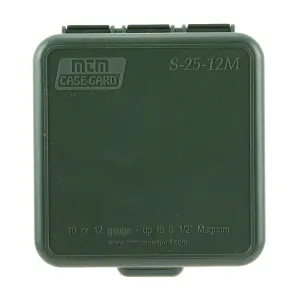 MTM Flip-Top 10 12 Gauge Up to 3.5in 25 Round Forest Green Shotshell Box (S25-12M-11)