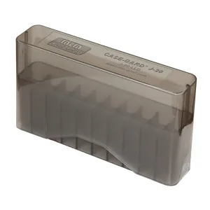 MTM Slip-Top 7mm Rem 338 Win Mag 20 Round Clear Smoke Rifle Ammo Box (J-20-LLD-41)
