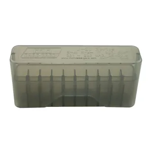 MTM Slip-Top 223 Rem 204 Ruger 222 Rem Mag 20 Round Clear Smoke Ammo Box (J-20-XS-41)