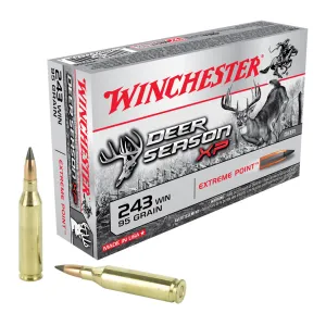 WINCHESTER AMMO Deer Season XP 243 Winchester 95Gr Extreme Point Ammo (X243DS)