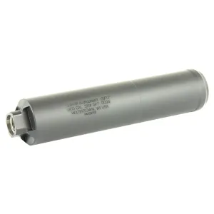 Griffin Armament GP7 (General Purpose), Suppressor, 7.23", 30 Caliber, 17-4PH Stainless Steel, Black Finish, 15.3 oz, Direct Thread GAGP7