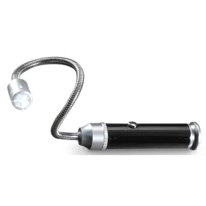 Real Avid Bore Light, Flashlight, Magnetic Base, LED Beam, 5" Flex Neck, Black Finish AVBR101-B
