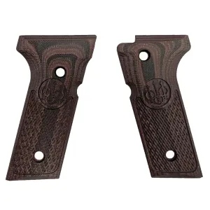 BERETTA 92X Full Size G10 Black Cherry With Trident Grips (007-C-R)