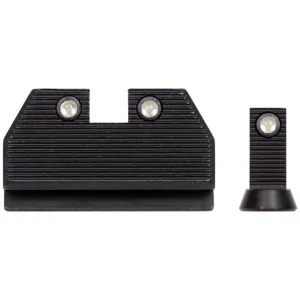 NIGHT FISION Optics Ready Black Front Ring/Black Rear Rings Stealth Night Sight Set for CZ P-10 C/F/S (CZU-077-286-355-ZGZG)