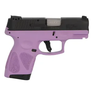 TAURUS G2S 9mm Luger 3.26in 2x 7rd Mags Light Purple/Black Pistol (1-G2S931LP)