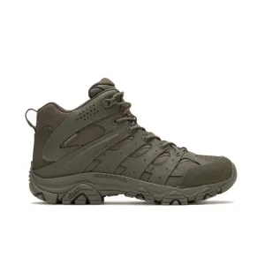 MERRELL Men's Moab 3 Dark Olive Mid Tactical Waterproof Boots (J004113)