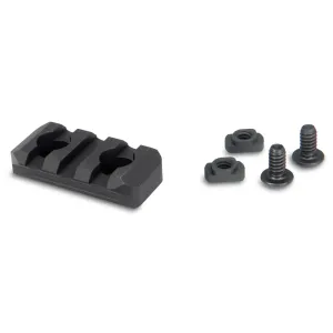 NORDIC COMPONENTS Picatinny Mount, 3 Slot, 1.59", Fits M-LOK, Black TRL-MLOK-STD-3