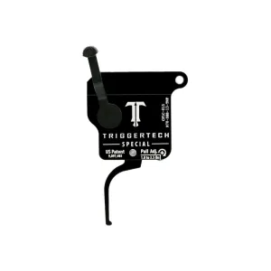 TRIGGERTECH Rem700 Special Right No Bolt Release Straight Flat PVD Black Trigger (R70-SBB-13-TNF)