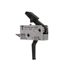 TRIGGERTECH AR15 SIngle Stage Duty Flat Trigger (AH0-SDB-33-NNF)