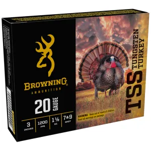 BROWNING TSS 20 Ga 3in 1-1/2 oz #7 Shotshell Ammo 5rd Box (B193922030)