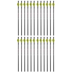 EXCALIBUR Quill 16.5in Carbon 4x6 Pack Crossbow Arrows (22QV16-6-x4-BUNDLE)