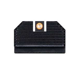 NIGHT FISION Optics Ready Stealth For Glock 43/43x w/ 507k Orange Front Ring And Blank Rear Night Sight Set (GLK-003-290-297-OGZX)