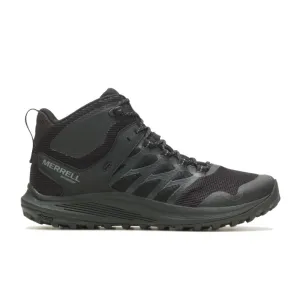 MERRELL Men's Nova 3 Mid Waterproof Black and Charcoal Wide Tactical Boots (J005049W)