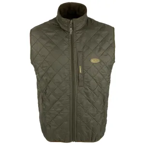 DRAKE Delta Quilted Fleece Lined Olive Vest (DW1171-OLV)