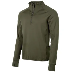 BERETTA Men's Stretch Tech Green Moss Half Zip Fleece Pullover (P3142T231207AA)