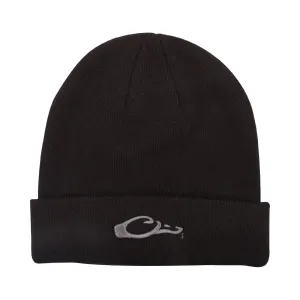 DRAKE LST Black Rib-Knit Stocking Cap (DH1775-BLK)