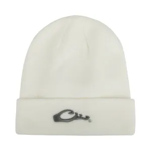 DRAKE LST White Rib-Knit Stocking Cap (DH1775-WHT)
