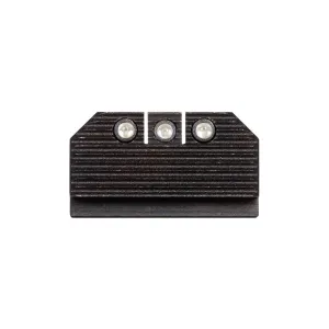 NIGHT FISION Optics Ready Stealth Glock 17/19/34 with RMR/507c/508t Black Front Black Rear Night Sight Set (GLK-001-290-313-ZGZG)