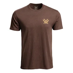 VORTEX Mens Counting Sheep Brown Heather T-Shirt (VOR-222-12-BRH)