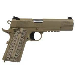 TISAS 1911 Raider 9mm 5in 2x 9rd Mags FDE Cerakote Pistol (10100549)