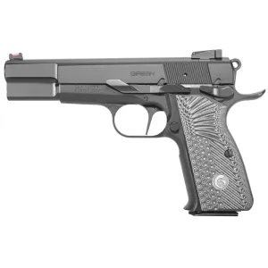 EUROPEAN AMERICAN ARMORY Girsan 9mm Match Semi-automatic Pistol 9MM 15+1rd BBL 4.87 Windage Drift Adjustable Rear Sight, Fiber Optic Front Sight, Ambi Safety, Extended Beavertail, G10 Grips (390465)