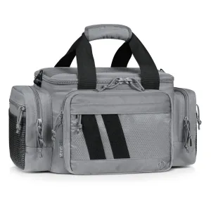 SAVIOR EQUIPMENT Specialist Series SW Gray Semi Hard Pistol Range Bag (RA-3GUN-WS-GS)