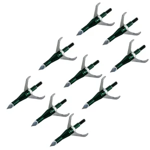 EXCALIBUR X-ACT 100 gr. 3x3 Pack Stainless. 3-Blade, 1 7/16 Dia. Mechanical Broadheads (9 pcs) (6672-x3-BUNDLE)