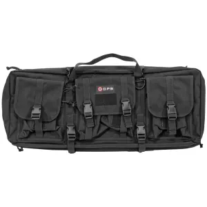 G*OUTDOORS 28in Black Tactical Double Rifle Case (GPS-DRC28)