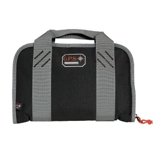 G*OUTDOORS Black Soft Pistol Case for 1 or 2 Compact Pistols (GPS-1107PCCB)