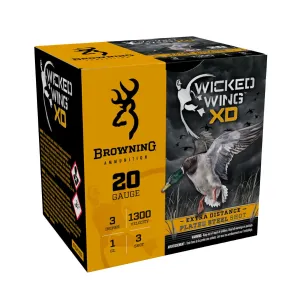 BROWNING Wicked Wing XD 20Ga #3 Shotgun Ammunition (B193412033)