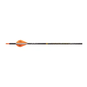 VICTORY ARCHERY VAP TKO Elite Low Torque Fletched Arrows, 6-Pack (VAPTKAE-400FB-6)