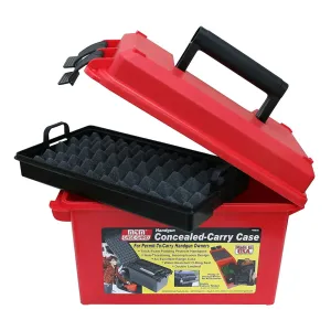 MTM HCC Red Handgun Conceal Carry Case (HCC-30)