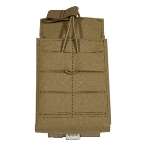 GREY GHOST GEAR Single 7.62 Laminate Nylon Coyote Brown Mag Pouch, Fits 7.62NATO/308Win Magazines (1053-14)