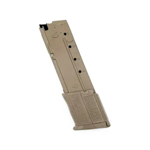 PROMAG FN Five-seveN IOM and USG 5.7x28mm 30rd Flat Dark Earth Polymer Magazine (FNH-A2-FDE)