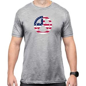 MAGPUL Men's Independence Icon Blend Athletic Gray Heather T-Shirt (MAG1281-030)