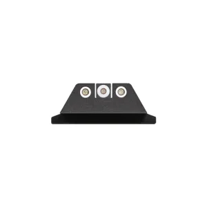NIGHT FISION Perfect Dot Night Sight Set for S&W M&P/M&P 2.0/SD9 VE - White Front Ring, White Rear Rings (SAW-201-003-WGWG)